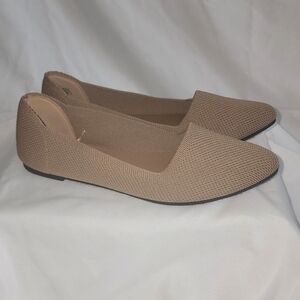 MIA Women's Tan Textured Flats